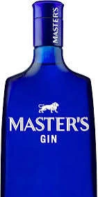 Misters Gin Azul - Botella de diseño elegante