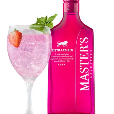 Ginebra Misters Gin Pink – Botella de 700 ml