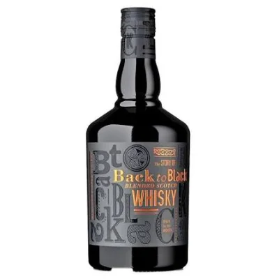 Whisky Blended Back to Black - Botella Negra